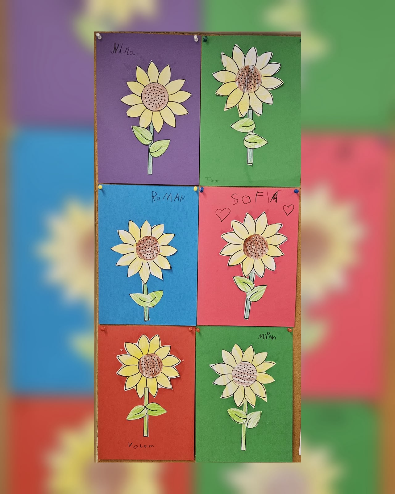 Kreative Sonnenblumen-Bastelaktion in der MuKi Veermoor - Bild 2